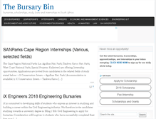 Tablet Screenshot of bursary.seniorjournalism.com